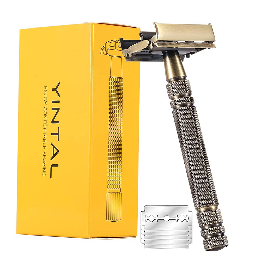 Safety Razor Handle - Maszynka do golenia YINTAL z mosiądzu
