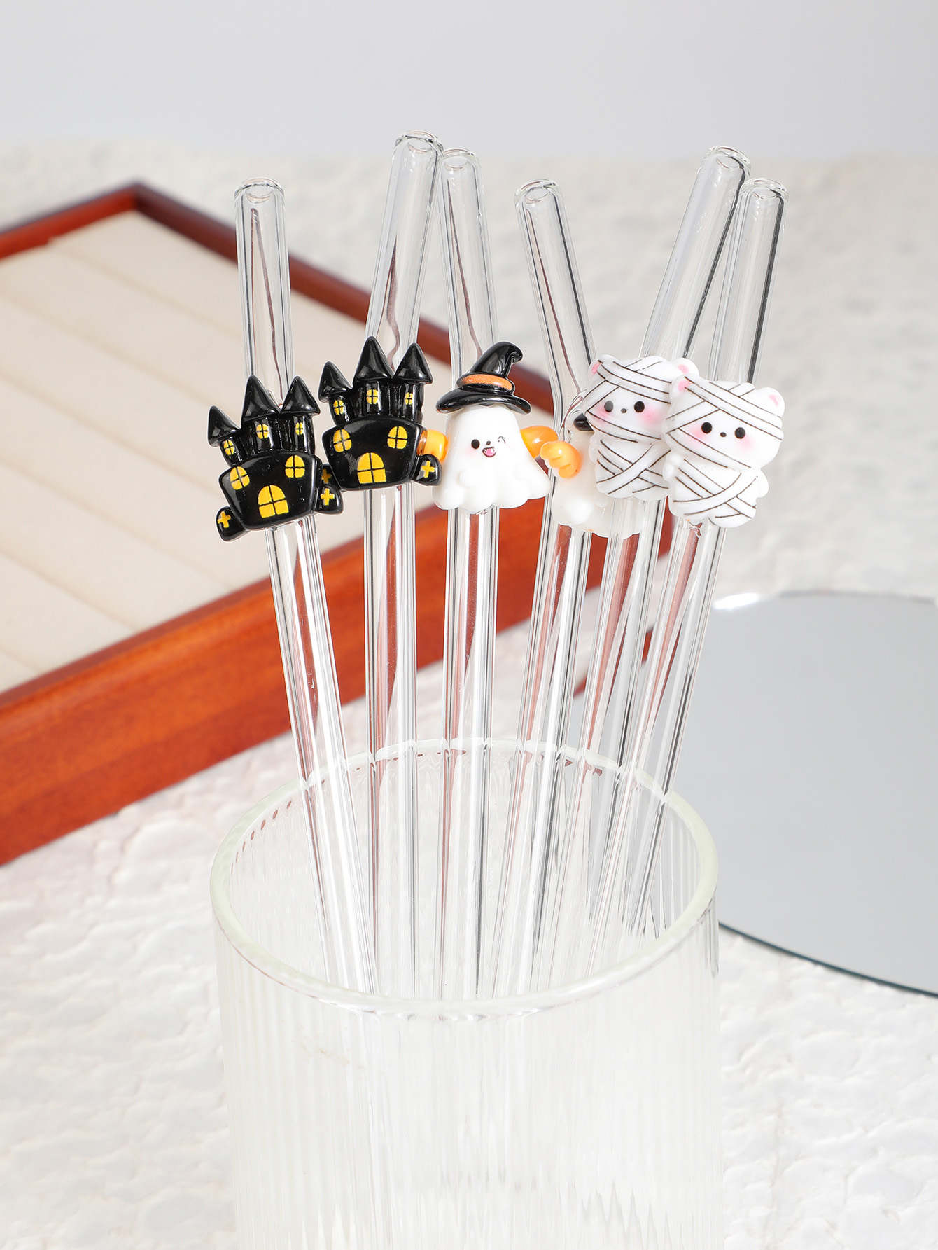 Reusable Straw - 3/6 szt. dekoracyjnych, wielokrotnego użytku, zgiętych