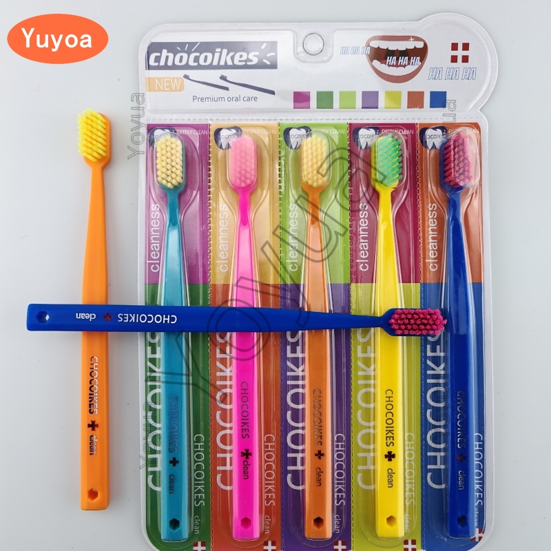 Bamboo Toothbrush - 50 sztuk Ultra miękka szczoteczka do