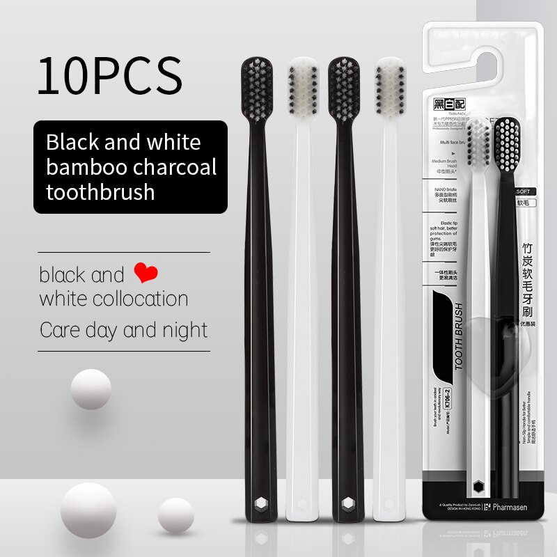 10 szt. Bambusowa szczoteczka  – Bamboo Toothbrush recenzja i cena